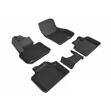 3D Maxpider R1 R2 Kagu Floor Mat for Mini Countryman 2017, Black L1MN01801509